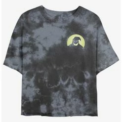 Best deal 🎉 Disney The Nightmare Before Christmas Oogie Boogie Pocket Tie-Dye Girls Crop T-Shirt ✨
