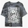 Buy ❤️ Disney The Nightmare Before Christmas Sally Scream Queen Tie-Dye 🤩 Girls Crop T-Shirt ⌛