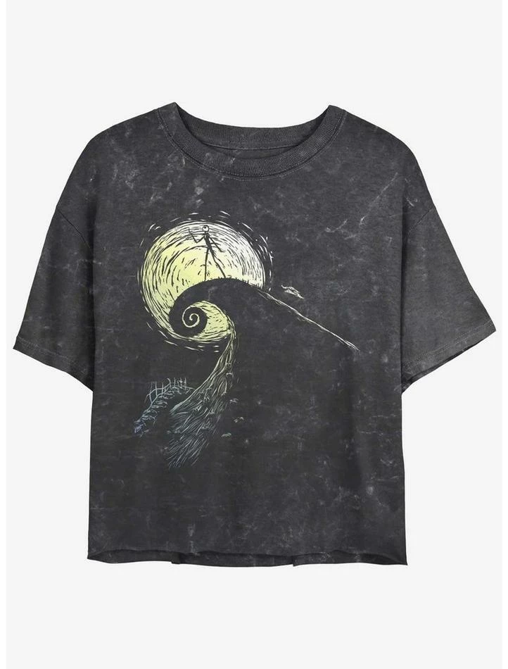 Best deal β Disney The Nightmare Before π₯ Christmas Jack On Spiral Hill Mineral Wash Girls Crop T-Shirt π 1 Best deal β Disney The Nightmare Before π₯ Christmas Jack On Spiral Hill Mineral Wash Girls Crop T-Shirt π
