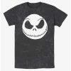 Top 10 🎁 Disney The Nightmare Before Christmas Big Face Jack Mineral Wash T-Shirt 👍
