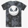 New 😍 Disney The Nightmare Before Christmas Big Face Jack Tie-Dye T-Shirt 😍