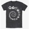 Flash Sale ✨ Disney The Nightmare Before ❄ Christmas Jack Emotions Spiraling Mineral Wash T-Shirt 🔔