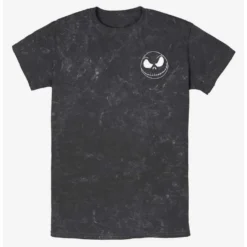Brand new ✨ Disney The Nightmare Before ⭐  Christmas Jack Skellington Pocket Mineral Wash T-Shirt ⌛