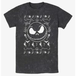 Best deal ⭐ Disney The Nightmare Before Christmas Jack Spooky Icons Mineral Wash T-Shirt ⭐