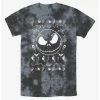Outlet ❤️ Disney The Nightmare Before ❄ Christmas Jack Spooky Icons Tie-Dye T-Shirt 😉