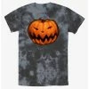 New ❤️ Disney The Nightmare Before Christmas Pumpkin King Tie-Dye T-Shirt 👍