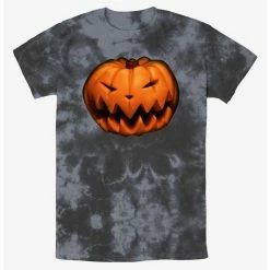 New ❤️ Disney The Nightmare Before Christmas Pumpkin King Tie-Dye T-Shirt 👍