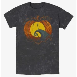 Best Sale 👏  Disney The Nightmare Before ✔️  Christmas Pumpkin King Lament Mineral Wash T-Shirt ⭐