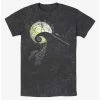 Discount ❤️ Disney The Nightmare Before 💯 Christmas Jack On Spiral Hill Mineral Wash T-Shirt 💯
