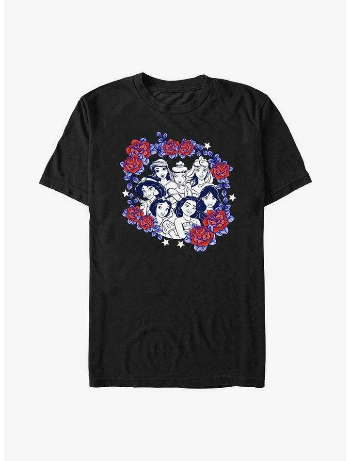 Flash Sale 🔥 Disney Princesses Rose Badge T-Shirt 😉 1 Flash Sale 🔥 Disney Princesses Rose Badge T-Shirt 😉