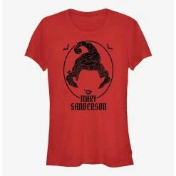 Outlet 👍 Disney Hocus Pocus Mary Sanderson Hair 😀 Girls T-Shirt ✨