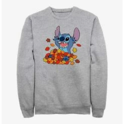 Budget 🛒 Disney Lilo & Stitch Leaf Pile Sweatshirt 💯