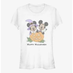 Outlet ✔️ Disney Mickey Mouse Pumpkin Mice ❤️ Girls T-Shirt ⌛