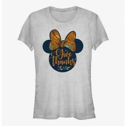 Promo ⭐ Disney Minnie Mouse Give Thanks 🌟 Girls T-Shirt ⌛