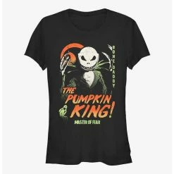 New ⭐ Disney The Nightmare Before ⌛ Christmas Jack The Pumpkin King Girls T-Shirt 🎁