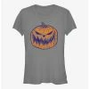 Cheap ⭐ Disney The Nightmare Before Christmas Pumpkin Lettering Girls T-Shirt 🎉