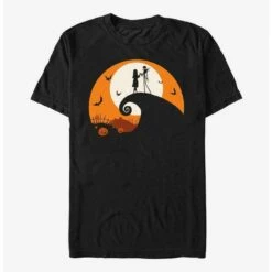 Brand new 🔔  Disney The Nightmare Before ❄ Christmas Jack and Sally Haunt Hill T-Shirt 🥰
