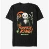 Hot Sale ⌛ Disney The Nightmare Before 💯 Christmas Jack The Pumpkin King T-Shirt ⌛
