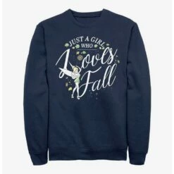 Best Pirce 🥰 Disney Tinker Bell Tink Loves Fall Sweatshirt 🥰