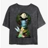 Budget 👍 Disney Tinker Bell Keyhole To Neverland Mineral Wash 🛒 Girls Crop T-Shirt ✔️