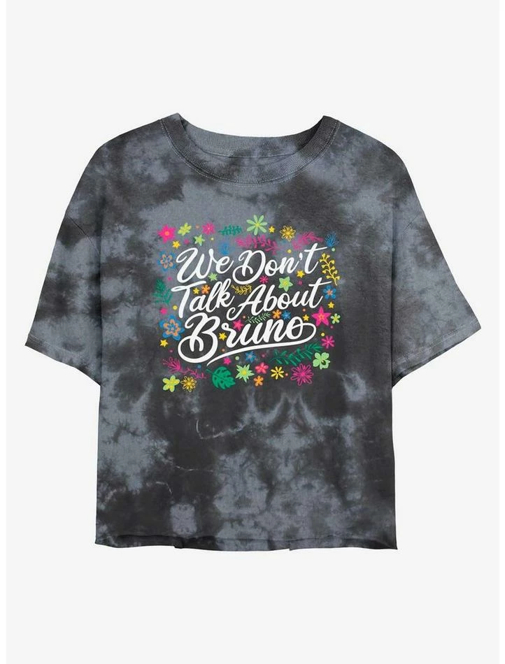 Outlet ⭐ Disney Encanto We Don't Talk About Bruno Tie-Dye ✔️ Girls Crop T-Shirt ✨ 1 Outlet ⭐ Disney Encanto We Don't Talk About Bruno Tie-Dye ✔️ Girls Crop T-Shirt ✨