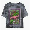 Coupon ⭐ Disney Villains Dr. Facilier Voodoo King Card Tie-Dye ⌛ Girls Crop T-Shirt ⭐