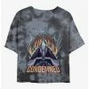 Wholesale 🎁 Disney Villains Hades Cursed and Condemned Tie-Dye Girls Crop T-Shirt 💯