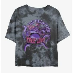 Best deal ⌛ Disney The Little Mermaid Ursula So Much For True Love Tie-Dye Girls Crop T-Shirt 🤩