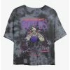 Best Sale ⌛ Disney The Little Mermaid Ursula Poor Unfortunate Souls Tie-Dye Girls Crop T-Shirt 🎉