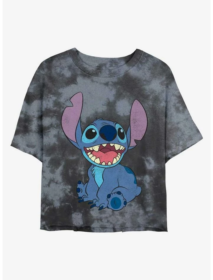 Wholesale π Disney Lilo & Stitch Happy Stitch Tie-Dye Girls Crop T-Shirt π 1 Wholesale π Disney Lilo & Stitch Happy Stitch Tie-Dye Girls Crop T-Shirt π