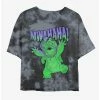 Wholesale 🛒 Disney Lilo & Stitch Mwahaha Tie-Dye Girls Crop T-Shirt 👏