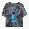 Outlet 😉 Disney Lilo & Stitch Pose Tie-Dye Girls Crop T-Shirt ❤️