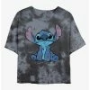 Wholesale ❤️ Disney Lilo & Stitch Simply Stitch Tie-Dye 🎁 Girls Crop T-Shirt ⌛