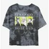 Top 10 ✔️ Disney Villains Good To Be Bad Tie-Dye 👏 Girls Crop T-Shirt ⭐
