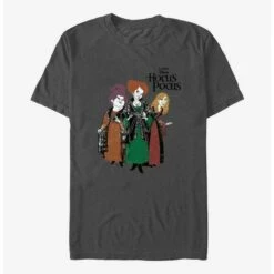 Discount 👍 Disney Hocus Pocus Mary, Winnie, and Sarah Logo T-Shirt ⭐