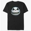 Hot Sale ⌛ Disney The Nightmare Before ❄ Christmas Jack Creepy Grin T-Shirt ✔️
