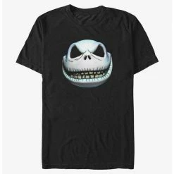 Hot Sale ⌛ Disney The Nightmare Before ❄ Christmas Jack Creepy Grin T-Shirt ✔️