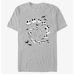 Discount 👏 Disney The Nightmare Before Christmas Jack Skellington Emotion Swirl T-Shirt ✔️