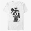 Discount 🛒 Disney The Nightmare Before ❄ Christmas Jack and Sally Dance T-Shirt ⌛