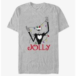 Best reviews of ❤️ Disney The Nightmare Before 😍 Christmas Jolly Jack Lights T-Shirt 😉