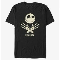 Outlet ⭐ Disney The Nightmare Before ❄ Christmas King Jack T-Shirt ❤️