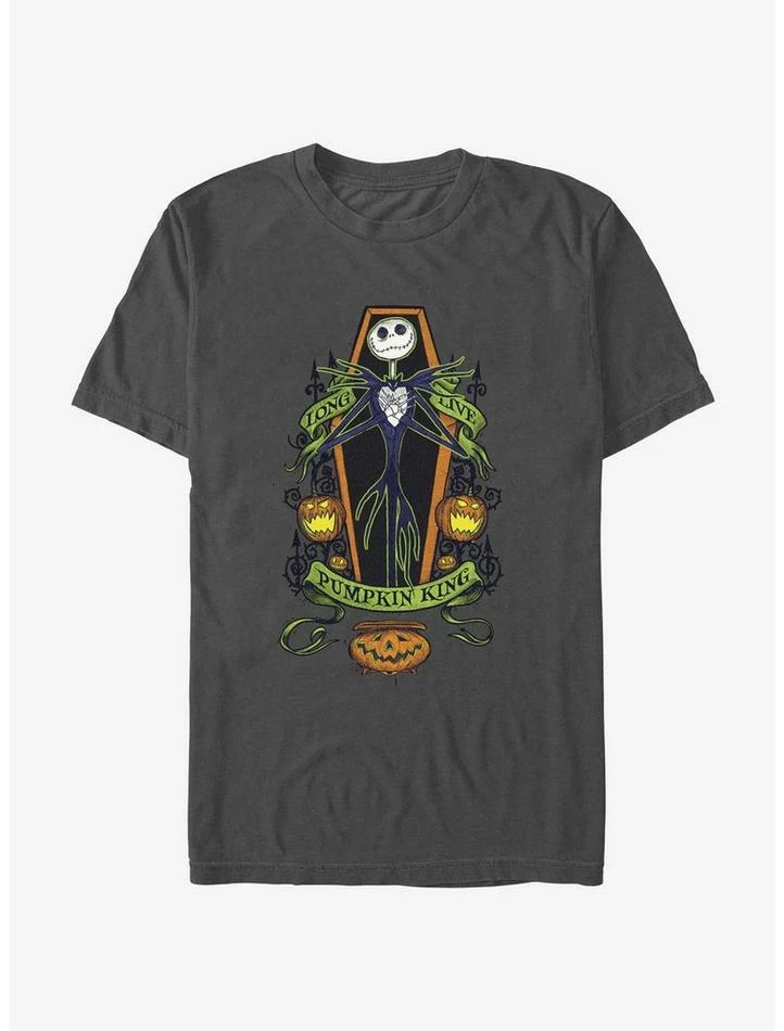 Wholesale ✨ Disney The Nightmare Before 👍 Christmas Long Live Pumpkin King Jack T-Shirt 🔔 1 Wholesale ✨ Disney The Nightmare Before 👍 Christmas Long Live Pumpkin King Jack T-Shirt 🔔