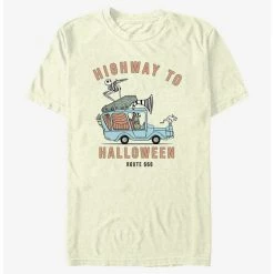 Cheap 😀 Disney The Nightmare Before Christmas Route 666 Highway To Halloween T-Shirt ⌛
