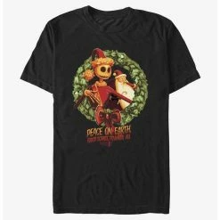Wholesale 💯 Disney The Nightmare Before ❄ Christmas Santa Jack Wreath T-Shirt 🧨