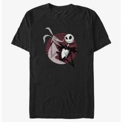 Hot Sale ❤️ Disney The Nightmare Before Christmas Scaring is Caring Zero and Jack T-Shirt 🔥