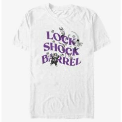 Budget ⭐ Disney The Nightmare Before 👏  Christmas Tricksters Three Lock, Shock, & Barrel T-Shirt 🥰