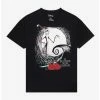 Discount ✨ The Nightmare Before ❤️ Christmas Sandy Claws Jack Boyfriend Fit Girls T-Shirt 🛒
