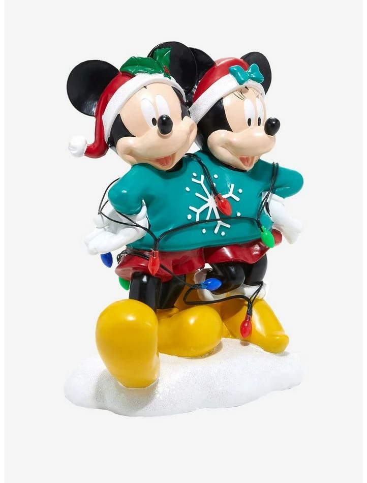 Deals ⌛ Disney Mickey Mouse & Minnie Mouse Holiday Sweater Light-Up Garden Statue ⌛ 3 Deals ⌛ Disney Mickey Mouse & Minnie Mouse Holiday Sweater Light-Up Garden Statue ⌛ - Image 3