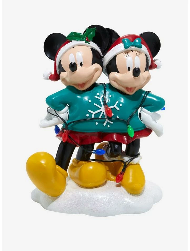 Deals ⌛ Disney Mickey Mouse & Minnie Mouse Holiday Sweater Light-Up Garden Statue ⌛ 1 Deals ⌛ Disney Mickey Mouse & Minnie Mouse Holiday Sweater Light-Up Garden Statue ⌛
