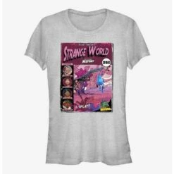 New 😉 Disney Strange World Comic Book Adventuress Girls T-Shirt 👍